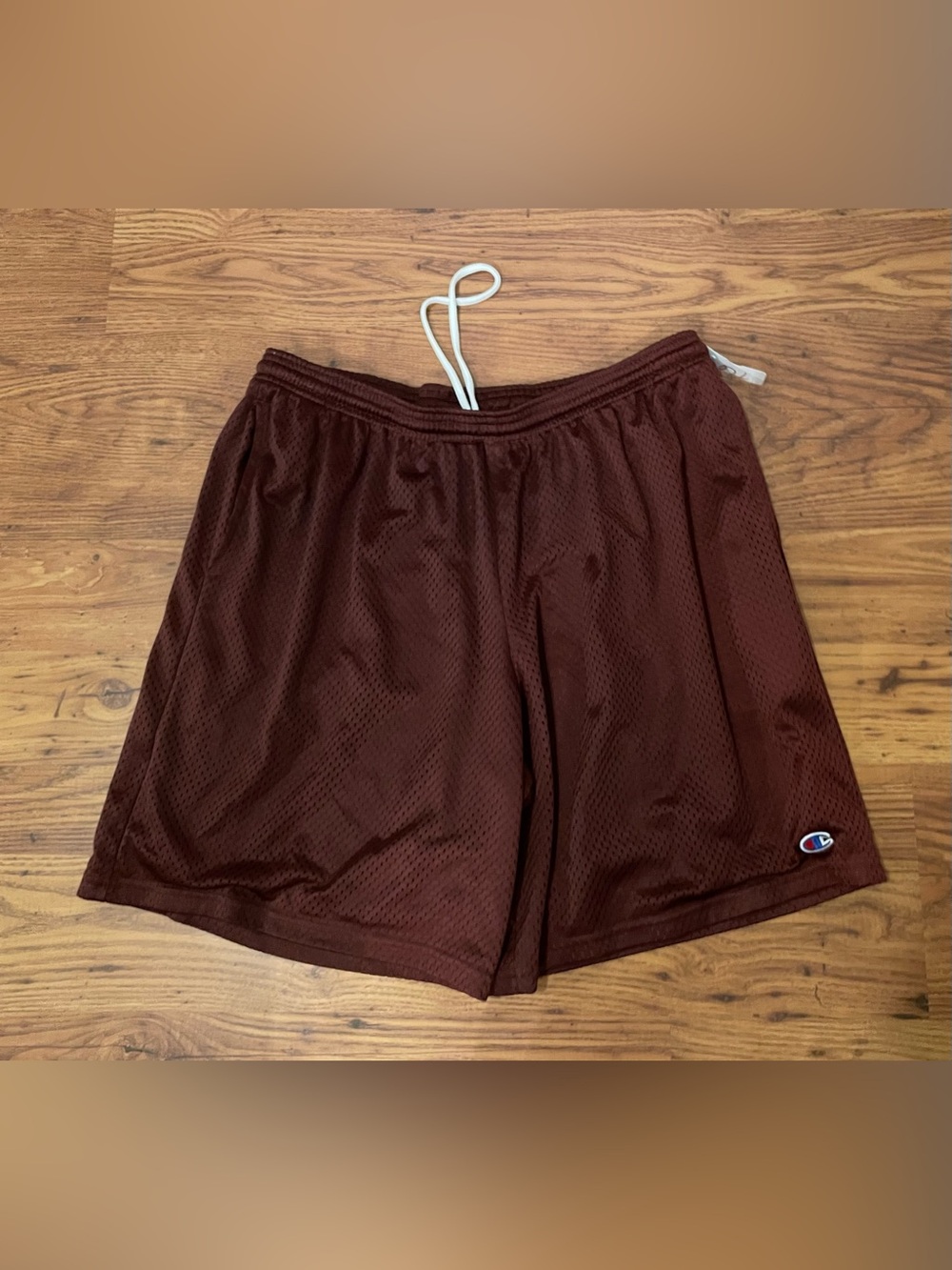 Champion Men's Athletic Mesh Shorts - Maroon